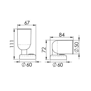 Faretto LED 12/24V 2W Luce Bianca 2900-3200K OS1351700-0%