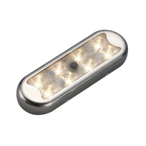 Bimini compact overhead 8 HD LEDs Flat bottom, without switch OS1352502
