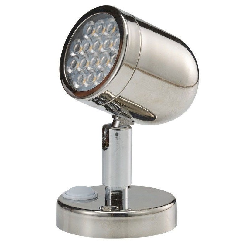 Polished SS 12/24V 3,2W 154Lm 2900-3200K 16 LED HD 42° LED spotlight OS1394710