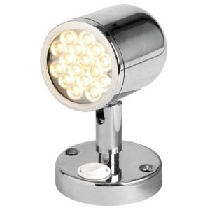 Polished SS 12/24V 3,2W 154Lm 2900-3200K 16 LED HD 42° LED spotlight OS1394710