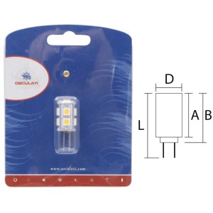 G4 LED bulb 12/24V 2,4W 161Lm 2700K Warm White OS1444112