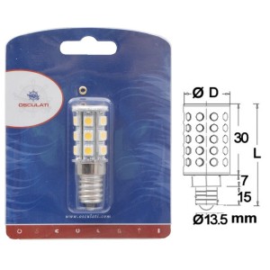 E14 LED bulb 12/24V 3,2W 260Lm 2700K Warm White Light OS1444310