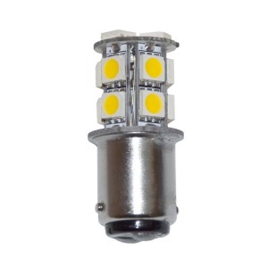 Lampadina LED BA15D 12/24V 2W 140Lm 2700K Bianca Calda OS1444311-18%