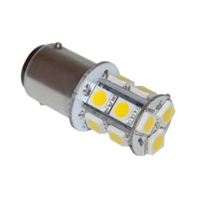 Lampadina LED BA15D 12/24V 2W 140Lm 2700K Bianca Calda OS1444311-18%