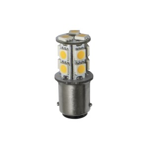Lampadina LED BA15D 12/24V 2W 140Lm 2700K Bianca Calda OS1444311-18%
