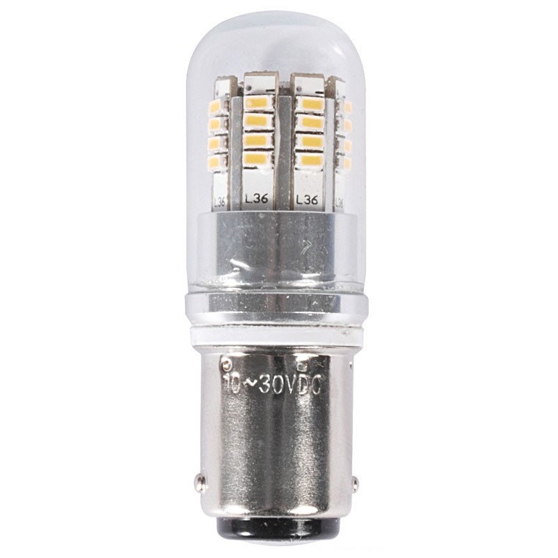 Lampadina BA15D a LED 12/24V 2,5W 240Lm 3000K Bianco Caldo OS1444316-18%