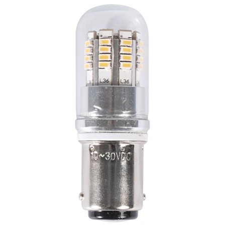Lampadina BA15D a LED 12/24V 2,5W 240Lm 3000K Bianco Caldo OS1444316-18%