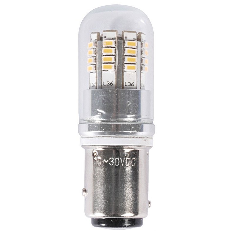 Lampadina LED BAY15D 12/24V 2,5W 240 Lumen Luce Bianca 3000K OS1444401-18%