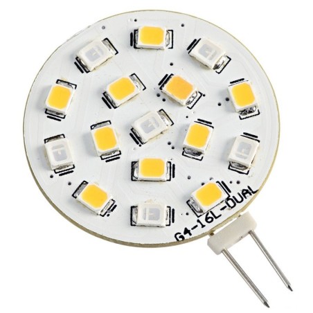 16 LED White/Red 24V 1,6/0,7W 3000K Bulb G4 Connection OS1445034