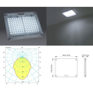 Quick Action 10W 12V LED ceiling light 3800-4100K Natural White Light IP66 Q27002411