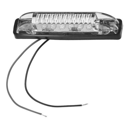 Plastic Indoor Transparent LED light 12V 0.03A 95x14,5mm TRL4491025
