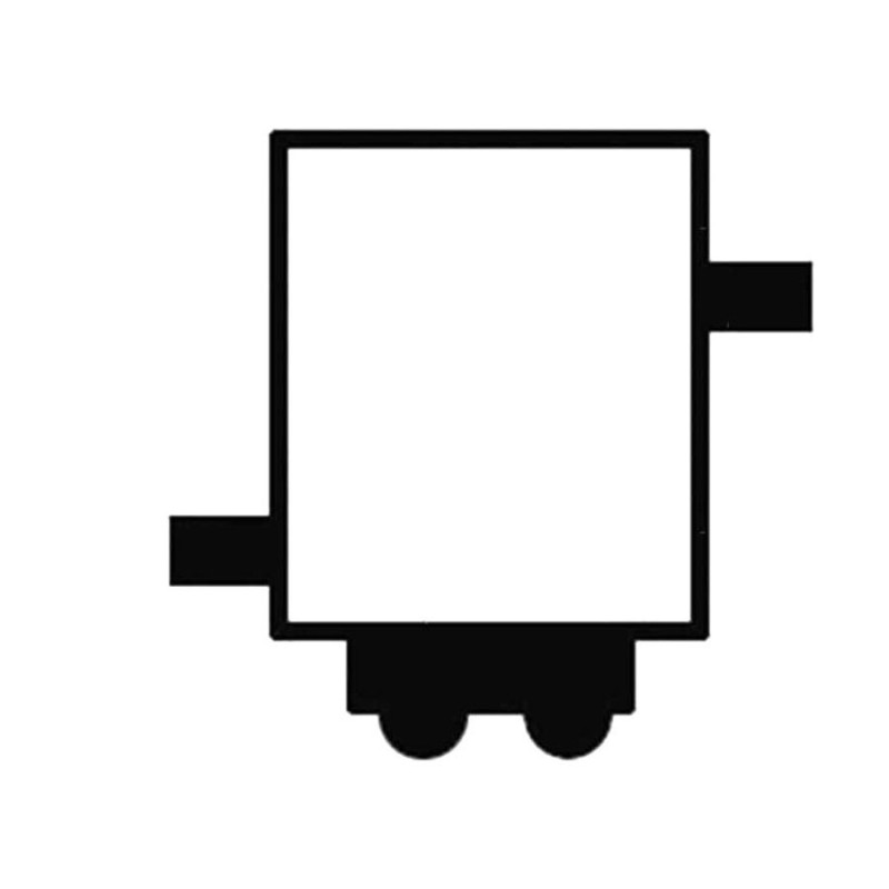 BAY15D Double Contact LED bulb 3W 12-24V 300lm h70mm IP67 MT2165520