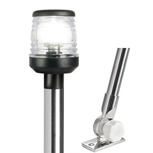 Asta in acc.inox con fanalino 360° Abbattibile 60cm OS1113000-18%