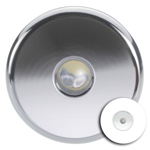 Quick Luci LED di Cortesia TINA 0.48W 10-30V Inox AISI316 e Bianco 9010 Q25200004BIC-25%