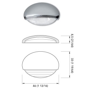 Quick Luce LED di Cortesia Rossa EYELID 0.5W 10-30V Q25200000RO-25%