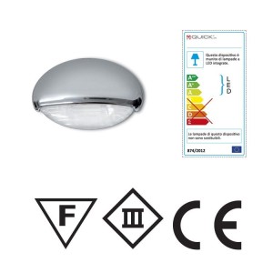 Quick Luce LED di Cortesia Bianca EYELID 0.5W 10-30V Q25200000BIN-25%