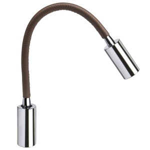 Quick AUDREY WALL S2 1.5W 10-30V Polished Aluminum Reading Light Switch Q25400026BIN