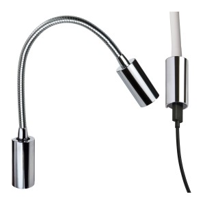 Quick AUDREY WALL USB NS 1.5W 10-30V Polished Aluminum Reading Light Q25400024BIC