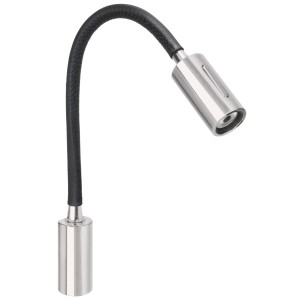 Quick AUDREY WALL USB 1.5W 10-30V Satin Aluminum Reading Light Switch Q25400022BIN