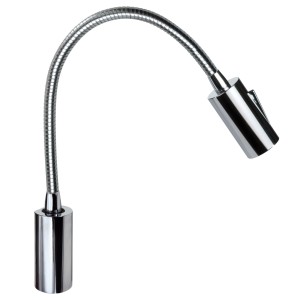 Quick AUDREY WALL 1.5W 10-30V Chrome Aluminum Reading Light with Switch Q25400018BIN