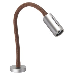 Quick AUDREY 1.5W 10-30V IP40 Satin Aluminum Reading Light with Switch Q25400016BIN