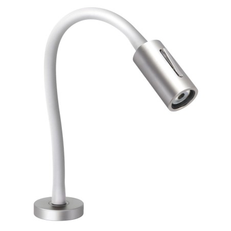 Quick AUDREY 1.5W 10-30V IP40 Satin Aluminum Reading Light with Switch Q25400016BIN