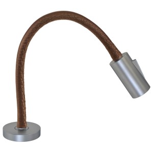 Quick AUDREY 1.5W 10-30V IP40 Satin Aluminum Reading Light with Switch Q25400016BIC