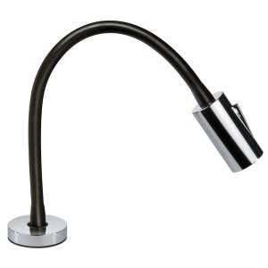 Quick AUDREY 1.5W 10-30V IP40 Chrome Aluminum Reading Light with Switch Q25400014BIN