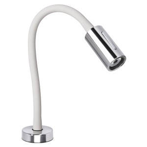 Quick AUDREY 1.5W 10-30V IP40 Chrome Aluminum Reading Light with Switch Q25400014BIN