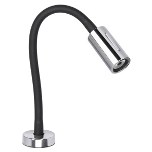 Quick AUDREY 1.5W 10-30V IP40 Chrome Aluminum Reading Light with Switch Q25400014BIN