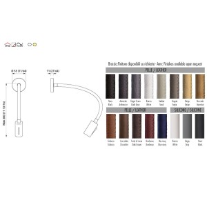 Quick AUDREY 1.5W 10-30V IP40 Chrome Aluminum Reading Light with Switch Q25400014BIN