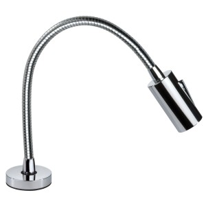 Quick AUDREY 1.5W 10-30V IP40 Chrome Aluminum Reading Light with Switch Q25400014BIC