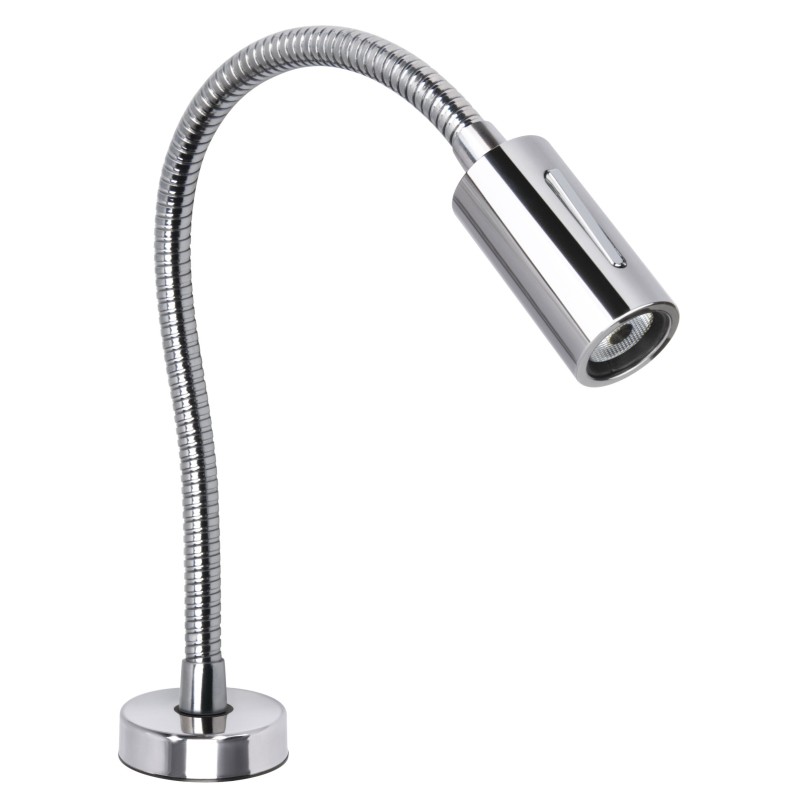 Quick AUDREY 1.5W 10-30V IP40 Chrome Aluminum Reading Light with Switch Q25400014BIC