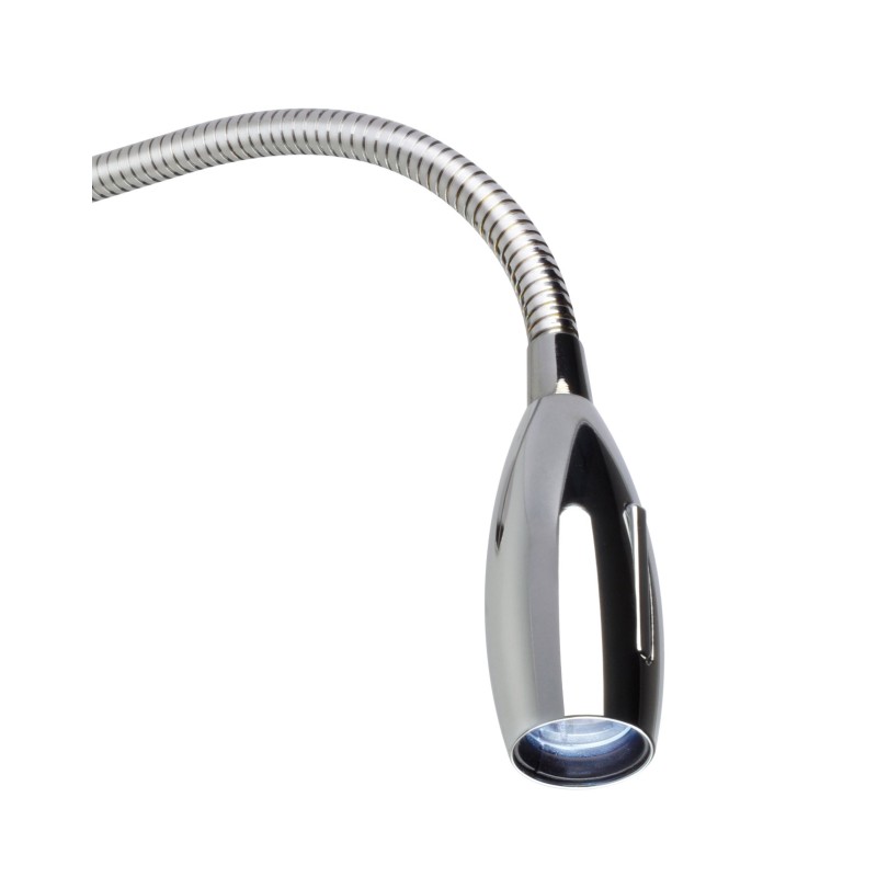 Quick MAYA 60 1.5W 10-30V IP40 Chrome Aluminum Reading Light with Switch Q25400013BIC