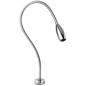 Quick MAYA 60 1.5W 10-30V IP40 Chrome Aluminum Reading Light with Switch Q25400013BIC