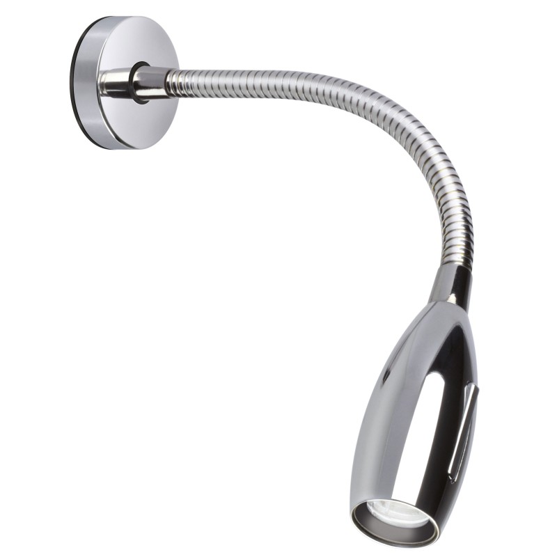 Quick MAYA 30 1.5W 10-30V IP40 Chrome Aluminum Reading Light with Switch Q25400012BIC