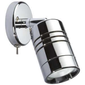 Quick JOYCE 3W 10-30V IP40 Chrome Aluminum Reading Light with Switch Q25400008BIN