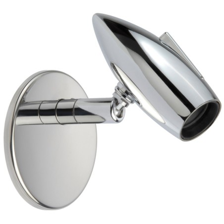 Quick NICOLE 1.5W 10-30V IP40 Chrome Aluminum Reading Light with Switch Q25400006BIC