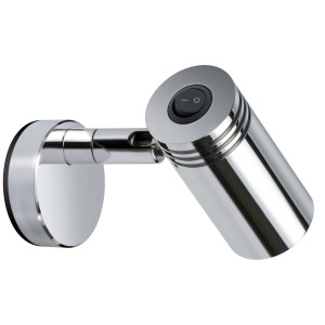 Quick Luce LED JACOB 2.5W Alluminio Lucido con Switch 10-30V Bianco Naturale Q25400002BIN-25%