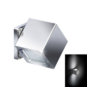 Quick QB COMPASS 2+2W IP40 Aluminum Fixed Wall Light 2 LED Adjustable Q26002408BIC