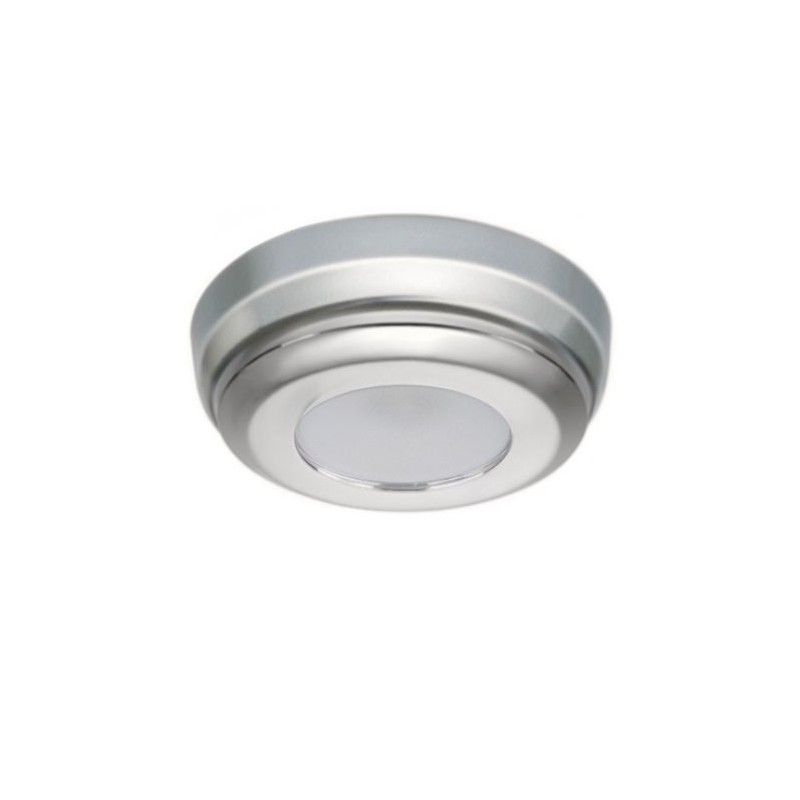 Quick Plafoniera LED MINDY C 2W 10-30V Acciaio Inox Satinato IP40 Ø90mm Q27002427BIN-25%