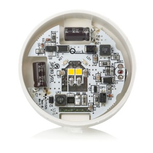 Quick TIM CS 2W 10-30V White 9010 Stainless Steel LED Ceiling Light with Switch Q27002425RO