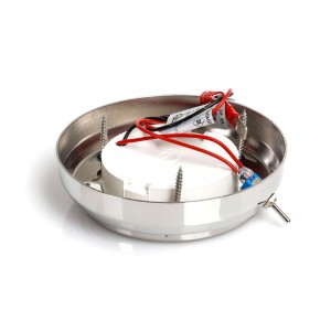 Quick Plafoniera LED TIM CS 2W 10-30V Acciaio Inox Lucido con Interruttore Q27002423BL