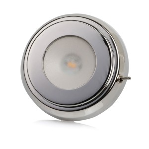 Quick Plafoniera LED TIM CS 2W 10-30V Acciaio Inox Lucido con Interruttore Q27002423BIC-25%