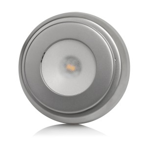 Quick TIM C 2W 10-30V Polished Stainless Steel LED Ceiling Light Ø90mm Q27002420BNR