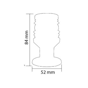 360° Polycarbonate masthead pole Utility 88 Series 40mm OS25101925