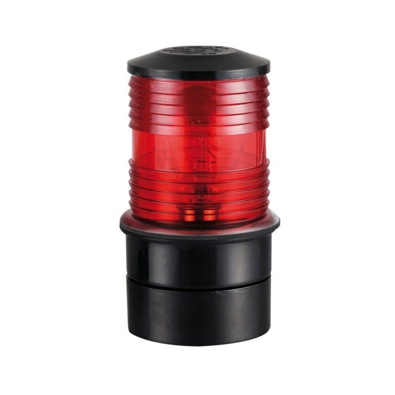 Fanalino testa albero da 360° 60mm Luce Rossa Scocca Nera N52025101905R