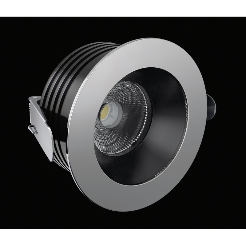 Quick PALLADIO R105 25° 13W 930-1000lm IP66 Anti-glare LED Downlight Q25300035BICS