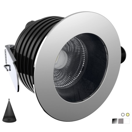 Quick Faretto LED Antiabbagliamento PALLADIO R90 10W 25° 650-700lm IP66 Q25300033BINB