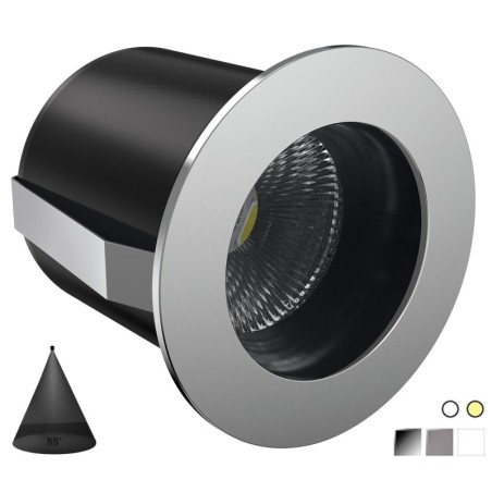 Quick PALLADIO R70 55° 7W 595-640lm IP66 DL70 Anti-glare LED Downlight Q25300032BINB